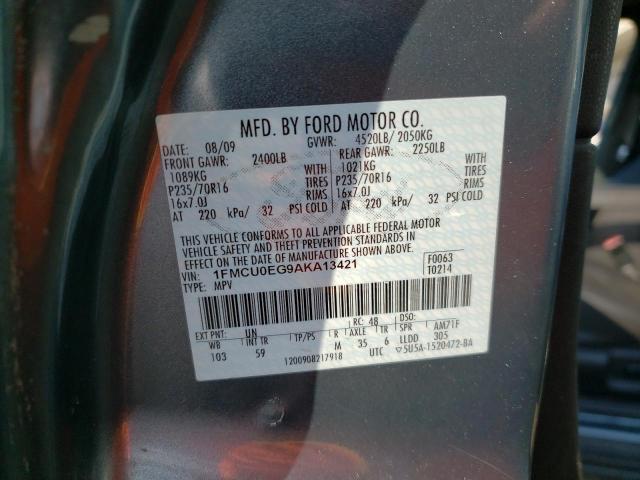 Photo 10 from auction – 2010 FORD ESCAPE LIM with VIN 1FMCU0EG9AKA13421
