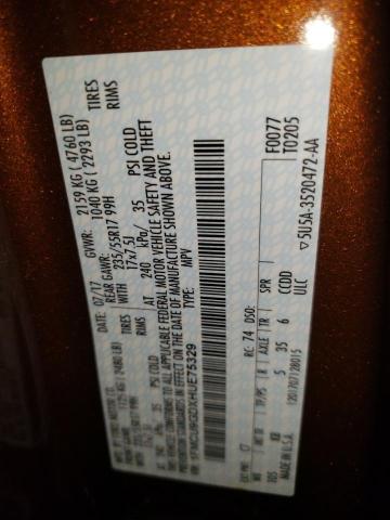 Photo 10 from auction – 2017 FORD ESCAPE SE with VIN 1FMCU9GDXHUE75329