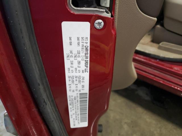 Photo 10 from auction – 2014 CHRYSLER TOWN & COU with VIN 2C4RC1BG9ER232740