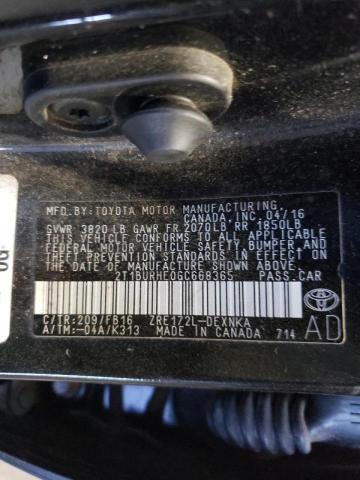 Photo 10 from auction – 2016 TOYOTA COROLLA L with VIN 2T1BURHE0GC668365