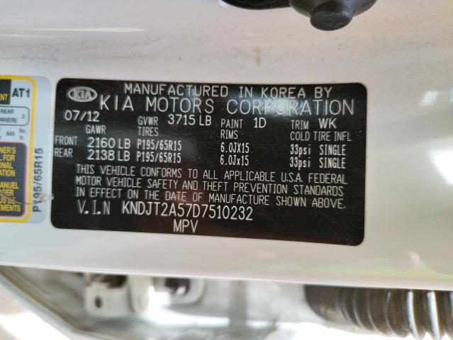 Photo 10 from auction – 2013 KIA SOUL with VIN KNDJT2A57D7510232