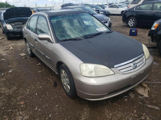 HONDA CIVIC EX 2002 with VIN 2HGES26752H525734 - Photo from auction