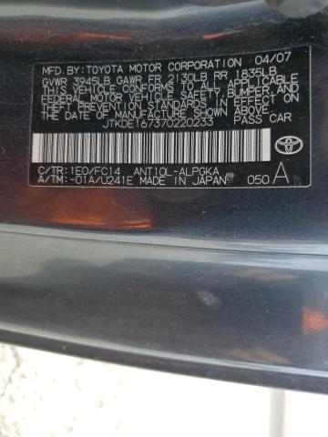 Photo 10 from auction – 2007 TOYOTA SION TC with VIN JTKDE167370220233