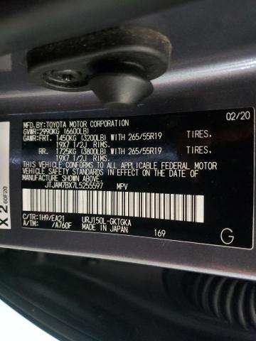 Photo 10 from auction – 2020 LEXUS GX 460 PRE with VIN JTJAM7BX7L5255597
