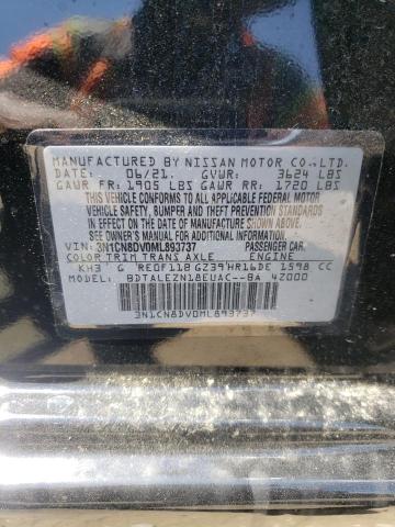 Photo 10 from auction – 2021 NISSAN VERSA S with VIN 3N1CN8DV0ML893737