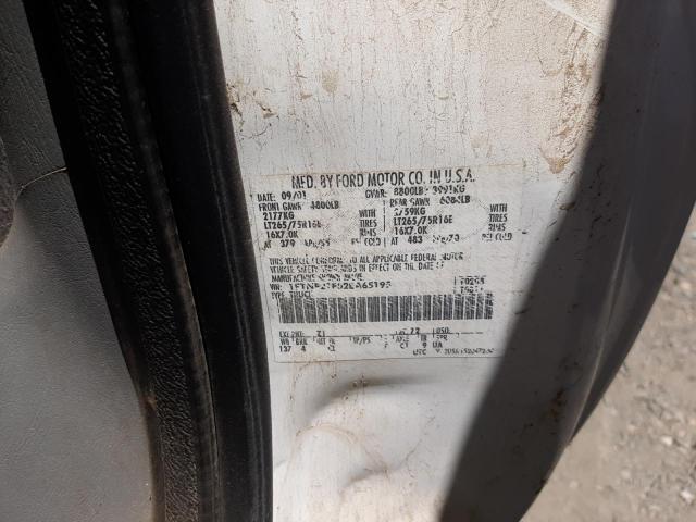 Photo 10 from auction – 2002 FORD F250 SUPER with VIN 1FTNF21F02EA65195