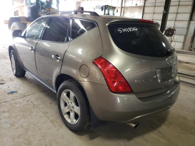 Photo 3 from auction – 2004 NISSAN MURANO SL with VIN JN8AZ08W64W337041