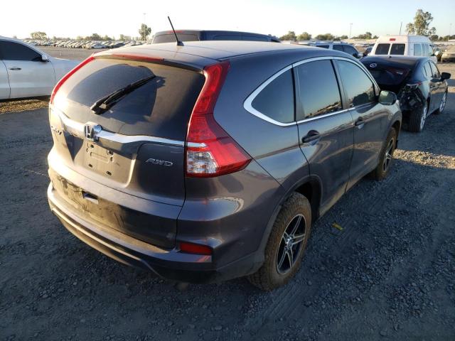 Photo 4 from auction – 2016 HONDA CR-V LX with VIN 5J6RM4H39GL082668
