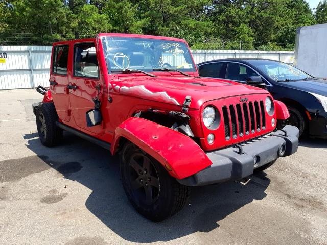 JEEP WRANGLER U 2015 with VIN 1C4HJWEG9FL637758 - Photo from auction