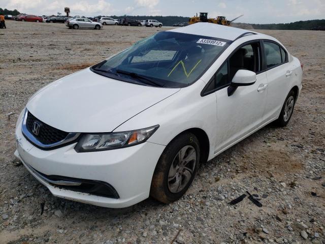 Photo 2 from auction – 2013 HONDA CIVIC LX with VIN 2HGFB2F59DH602014