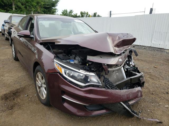 KIA OPTIMA LX 2016 with VIN 5XXGT4L35GG108822 - Photo from auction