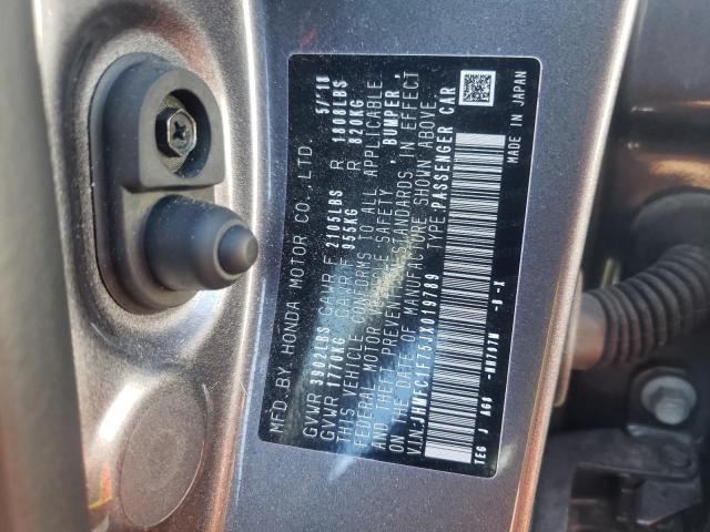 Photo 10 from auction – 2018 HONDA CIVIC EXL with VIN JHMFC1F75JX019789