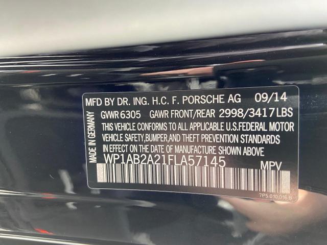 Photo 10 from auction – 2015 PORSCHE CAYENNE S with VIN WP1AB2A21FLA57145