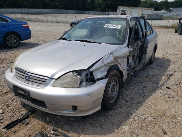 Photo 2 from auction – 2000 HONDA CIVIC BASE with VIN 2HGEJ6610YH569946