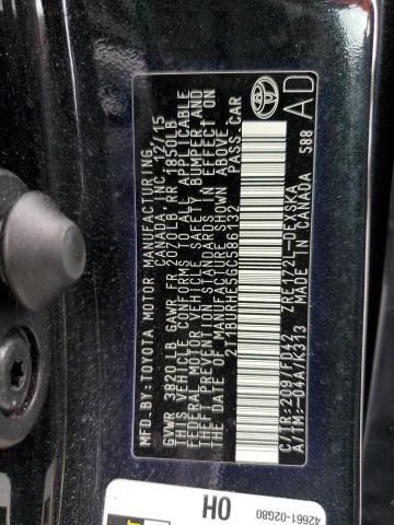 Photo 10 from auction – 2016 TOYOTA COROLLA L with VIN 2T1BURHE5GC586132