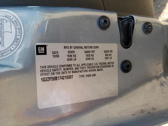 Photo 10 from auction – 2007 PONTIAC G6 VALUE L with VIN 1G2ZF58B174216987