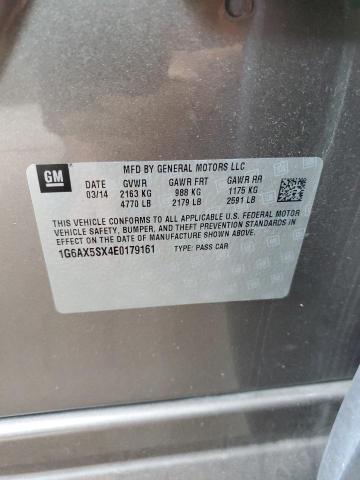 Photo 10 from auction – 2014 CADILLAC CTS LUXURY with VIN 1G6AX5SX4E0179161
