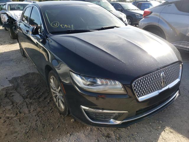 LINCOLN MKZ SELECT 2017 with VIN 3LN6L5C98HR618599 - Photo from auction