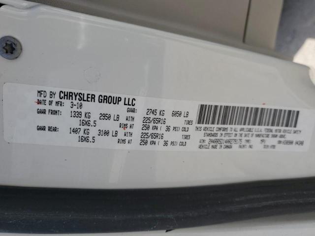 Photo 10 from auction – 2010 CHRYSLER TOWN & COU with VIN 2A4RR5D14AR279175