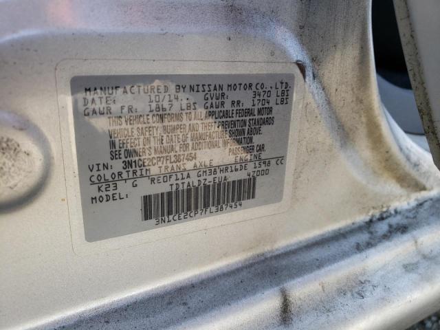 Photo 10 from auction – 2015 NISSAN VERSA NOTE with VIN 3N1CE2CP7FL387454