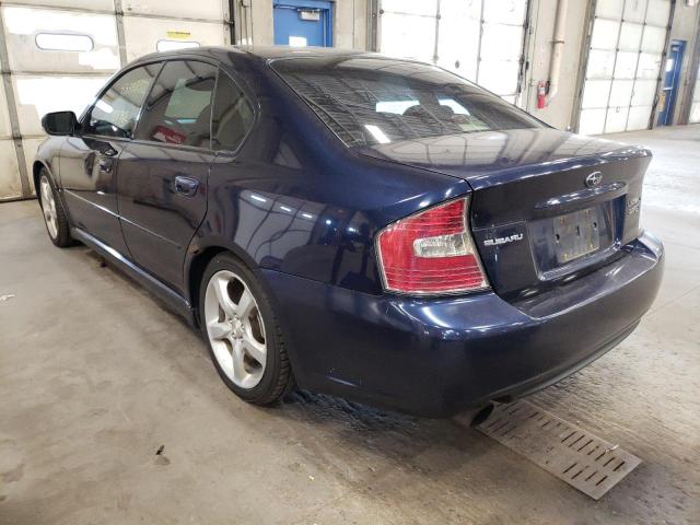 Photo 3 from auction – 2005 SUBARU LEGACY GT with VIN 4S3BL676056205223