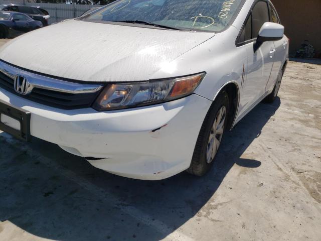 Photo 9 from auction – 2012 HONDA CIVIC LX with VIN 19XFB2F58CE392434