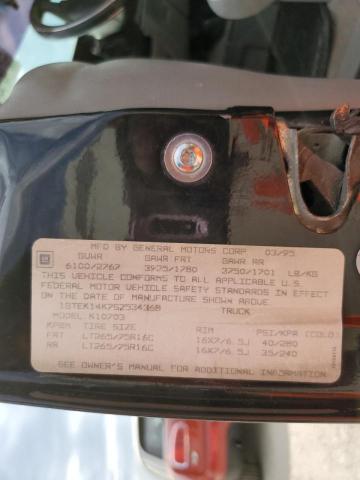 Photo 10 from auction – 1995 GMC SIERRA K15 with VIN 1GTEK14K7SZ534368