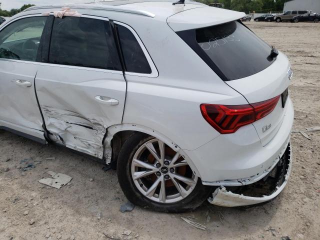 Photo 9 from auction – 2021 AUDI Q3 PREMIUM with VIN WA1DECF3XM1025133