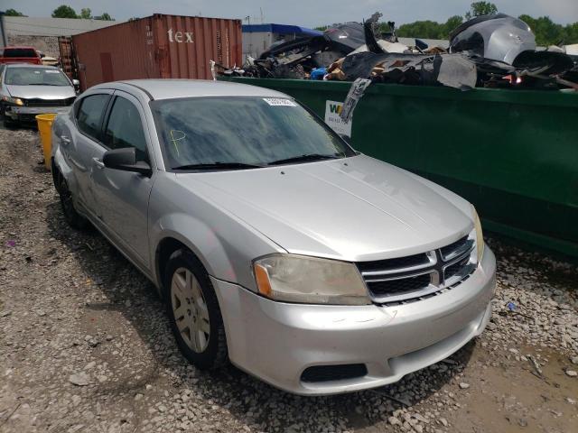 DODGE AVENGER SE 2012 with VIN 1C3CDZAB8CN167580 - Photo from auction