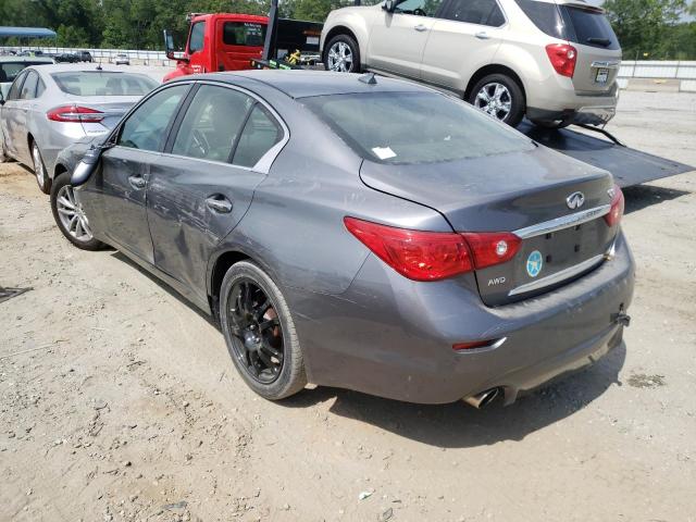 Photo 3 from auction – 2014 INFINITI Q50 BASE with VIN JN1BV7AR4EM698163