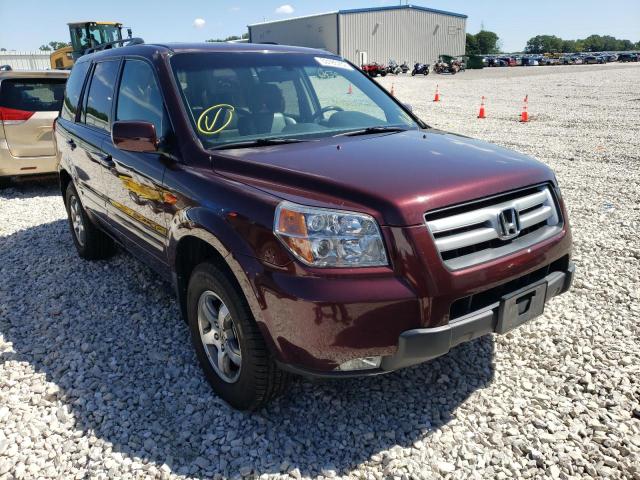 HONDA PILOT EXL 2008 with VIN 5FNYF18668B053363 - Photo from auction