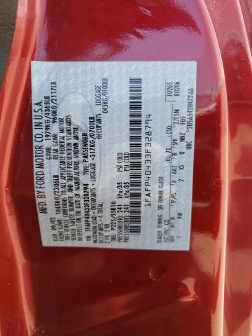 Zdjęcie 10 z aukcji – 2003 FORD MUSTANG z VIN 1FAFP40433F328794