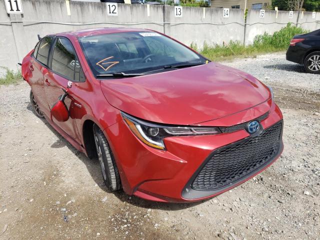 TOYOTA COROLLA LE 2020 with VIN JTDEBRBEXLJ004214 - Photo from auction