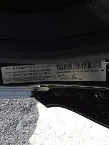 Photo 10 from auction – 2015 MASERATI GHIBLI with VIN ZAM57XSA7F1134874