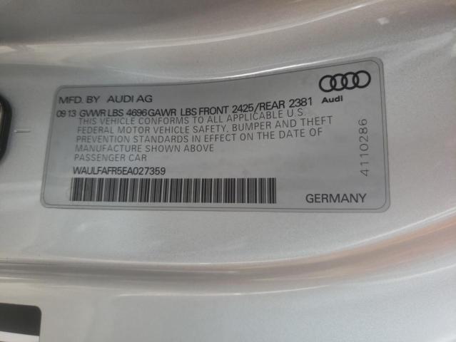 Photo 10 from auction – 2014 AUDI A5 PREMIUM with VIN WAULFAFR5EA027359