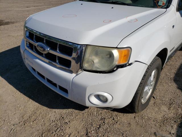 Photo 9 from auction – 2008 FORD ESCAPE XLT with VIN 1FMCU93168KD31302