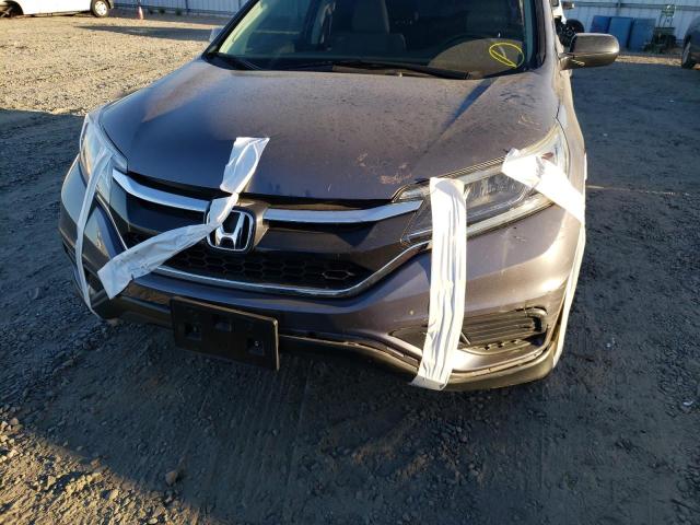 Photo 9 from auction – 2016 HONDA CR-V LX with VIN 5J6RM4H39GL082668