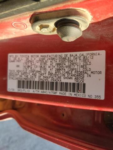 Photo 10 from auction – 2012 TOYOTA TACOMA DOU with VIN 3TMLU4EN4CM093233