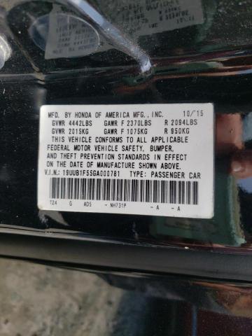 Photo 10 from auction – 2016 ACURA TLX TECH with VIN 19UUB1F55GA000781