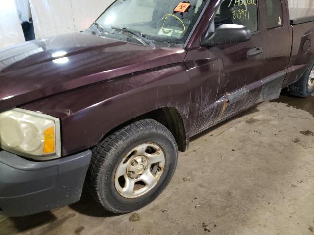 Photo 9 from auction – 2005 DODGE DAKOTA ST with VIN 1D7HW22K35S137155