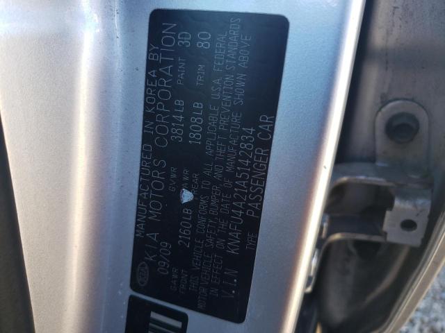 Photo 10 from auction – 2010 KIA FORTE EX with VIN KNAFU4A21A5142834