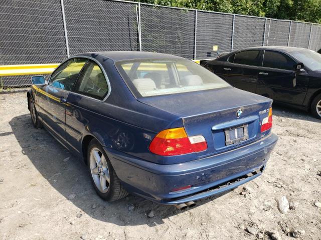 Photo 3 from auction – 2003 BMW 325 with VIN WBABN33423PC99917
