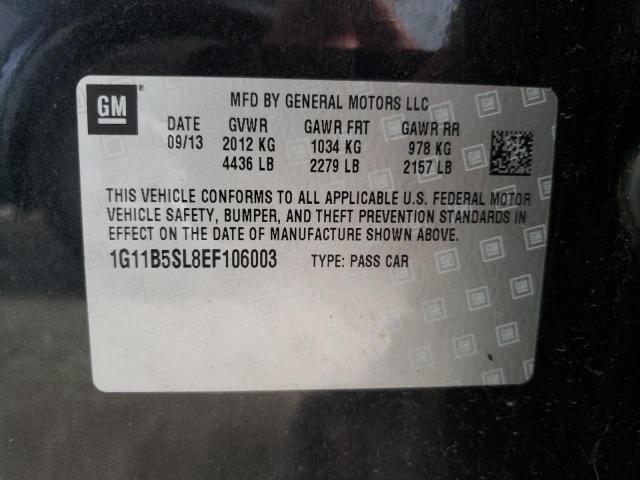 Photo 10 from auction – 2014 CHEVROLET MALIBU LS with VIN 1G11B5SL8EF106003