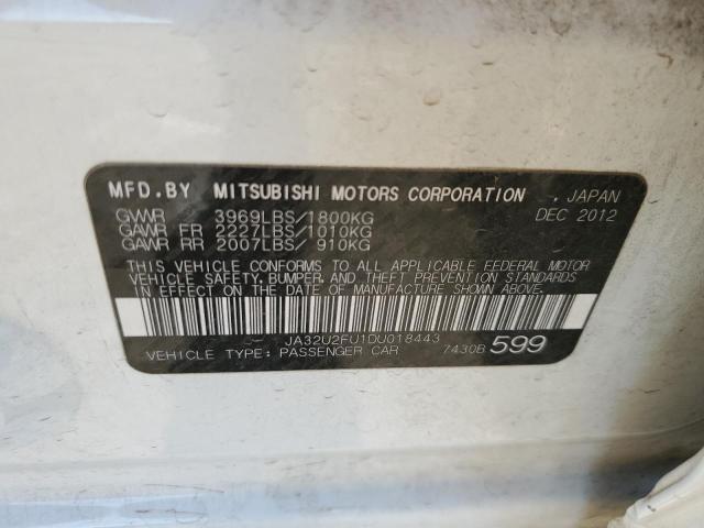 Photo 10 from auction – 2013 MITSUBISHI LANCER ES/ with VIN JA32U2FU1DU018443