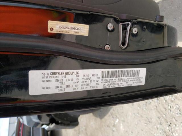 Photo 10 from auction – 2014 JEEP PATRIOT LA with VIN 1C4NJPFA3ED547050