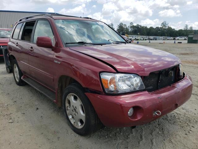 TOYOTA HIGHLANDER 2005 with VIN JTEEP21A450102523 - Photo from auction