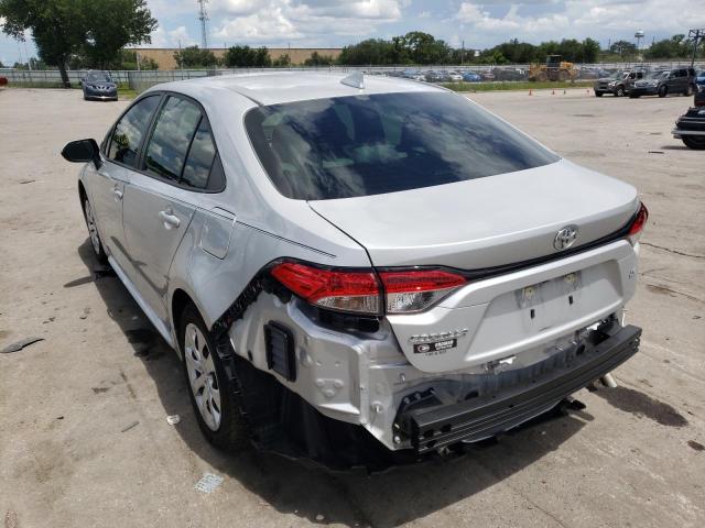 Photo 3 from auction – 2021 TOYOTA COROLLA LE with VIN 5YFEPMAE3MP205715
