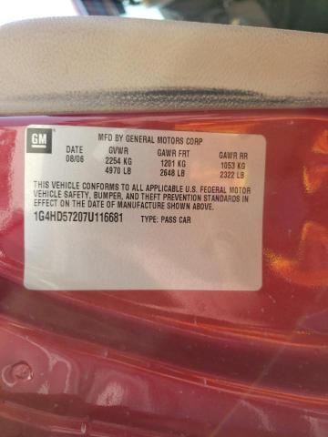 Photo 10 from auction – 2007 BUICK LUCERNE with VIN 1G4HD57207U116681