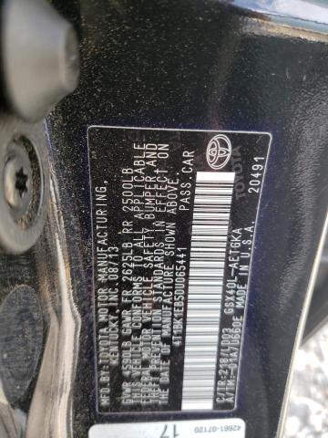 Photo 10 from auction – 2013 TOYOTA AVALON BAS with VIN 4T1BK1EB5DU065441