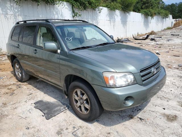 TOYOTA HIGHLANDER 2005 with VIN JTEGP21A550072652 - Photo from auction